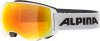 Alpina Skibrille Schneebrille Naator weiß HM orange